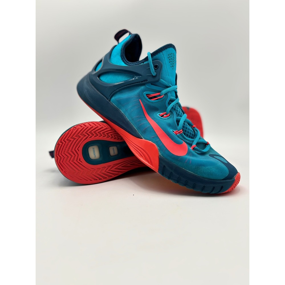 Nike Zoom Hyperrev 2015 Blue Lagoon Bright Crimson 705370-464 Mens 12